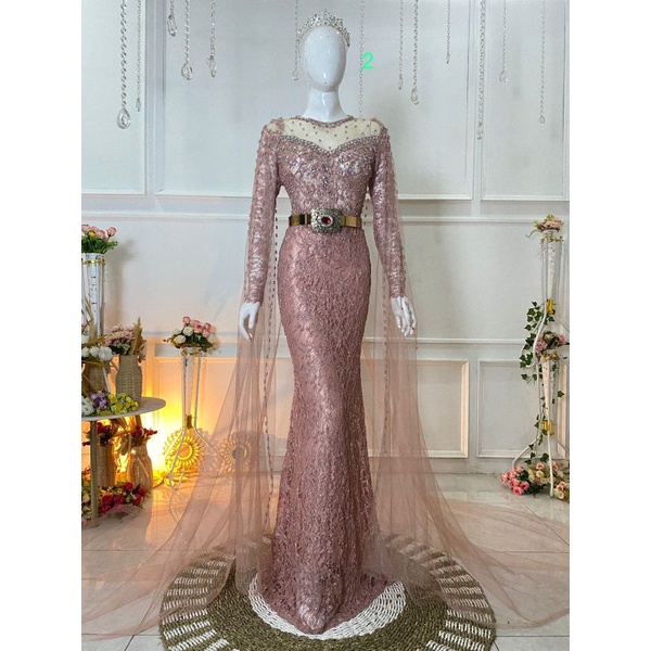 GAUN KEBAYA NIKAH MODEREN