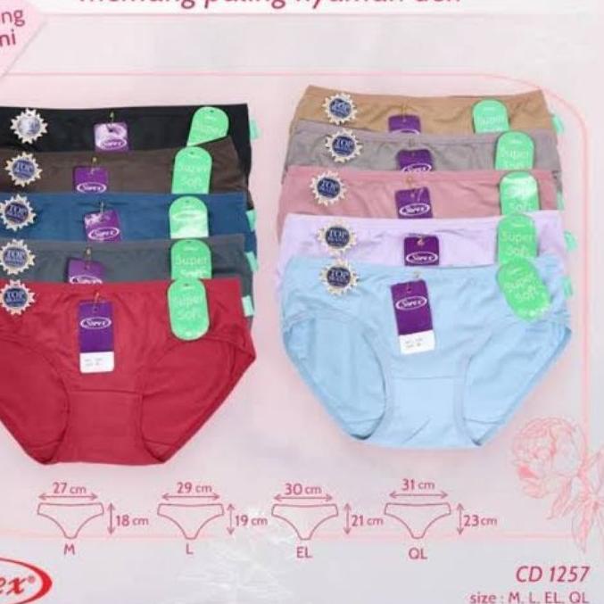𝕮 Celana dalam wanita sorex cd wanita sorex extra soft halus lembut melar best seller seamless ៛