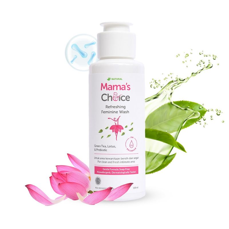 Mama's Choice Refreshing Feminine Wash | Pembersih Kewanitaan Aman untuk Bumil dan Busui