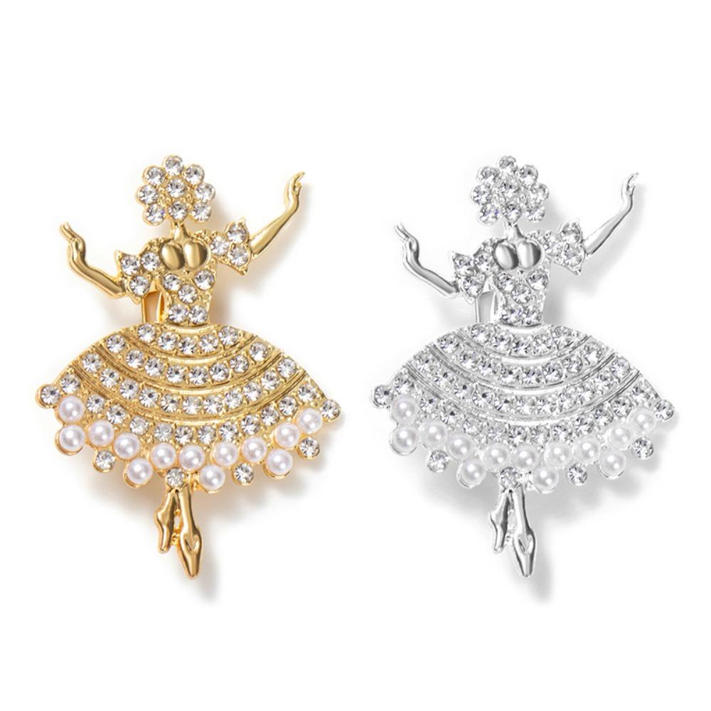 Needway  Pin Kristal Pesona Perhiasan Vintage Elegan Indah Untuk Wanita Aksesoris Jas