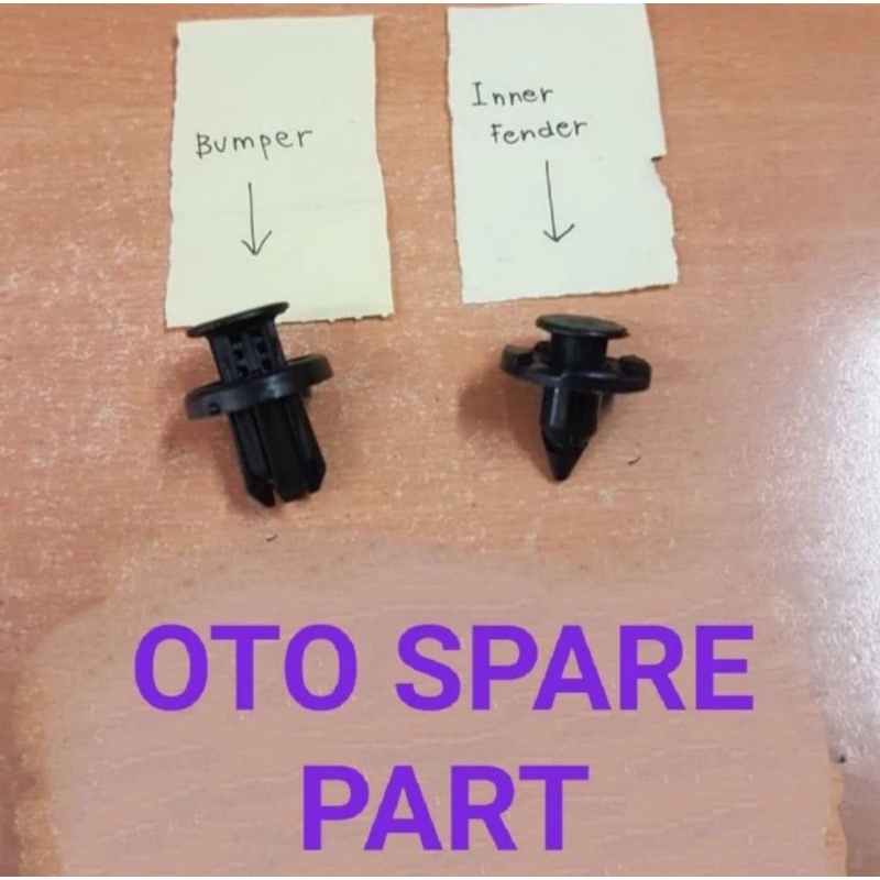 KANCING KLIP CLIP BEMPER INNER LINER FENDER SPAKBOR HONDA BRIO MOBILIO BRV CRV FREED CITY HRV CIVIC 