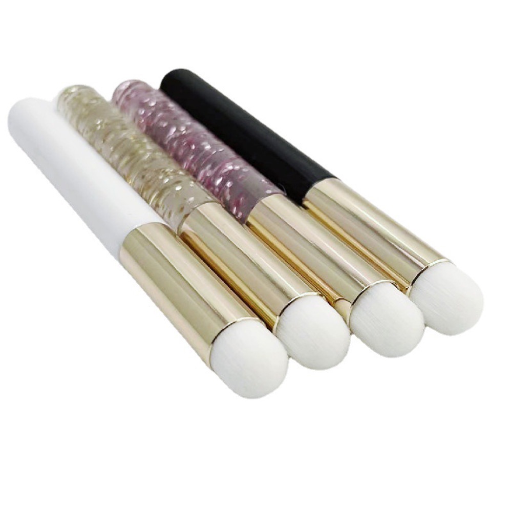 [COD Tangding]1pc Portable Kepala Bulat Kuas Bibir Concealer Makeup Brush Multifungsi Alat Kecantikan