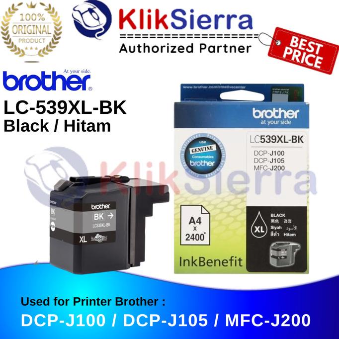 Promo BROTHER Tinta LC539XL BK | LC539BK Original LC-539XL Black