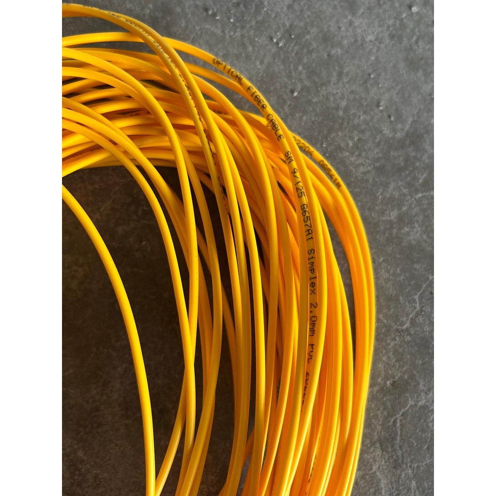 (20 METER) Patchcord Fiber Optic SC UPC Simplex 20 Meter 2mm