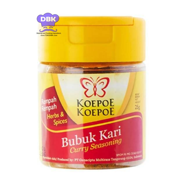 

[BTL] Koepoe Koepoe Kari Bubuk 25 GR kare curry seasoning Kupu Kupu