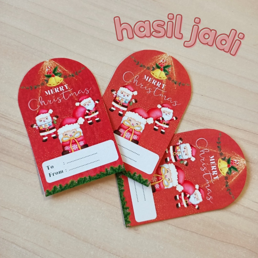 

Hang Tag Christmas / Hang Tag Hampers Natal (Bisa Custom)