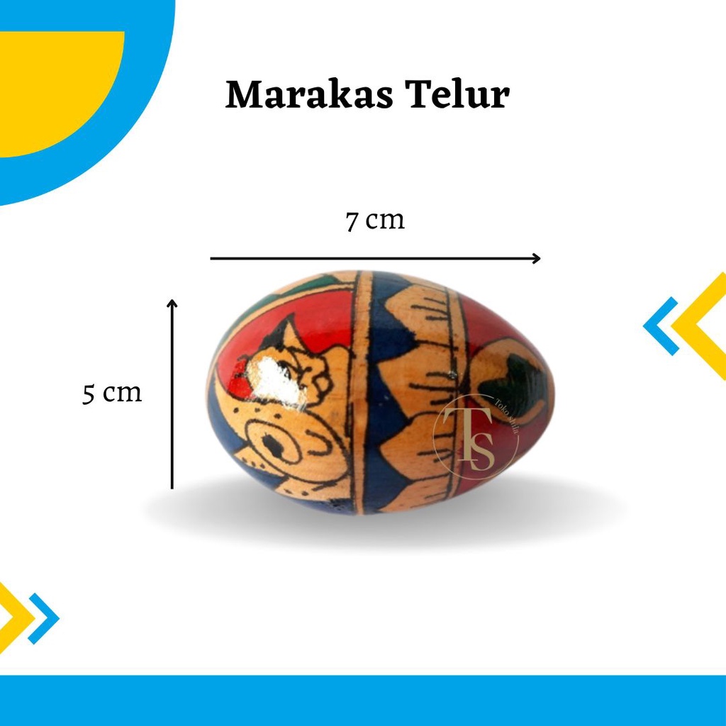 Marakas Telur Alat Musik Marakas Anak  Shaker Maracas Perkusi Kecrekan