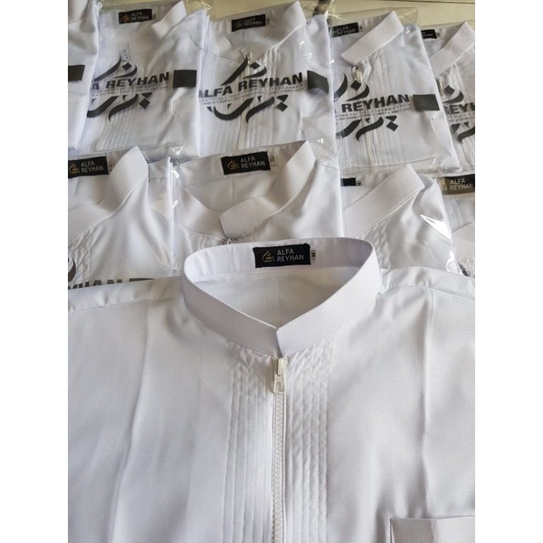 BAJU KOKO JAKET | BAJU KOKO RESLETING POLOS ALFA REYHAN