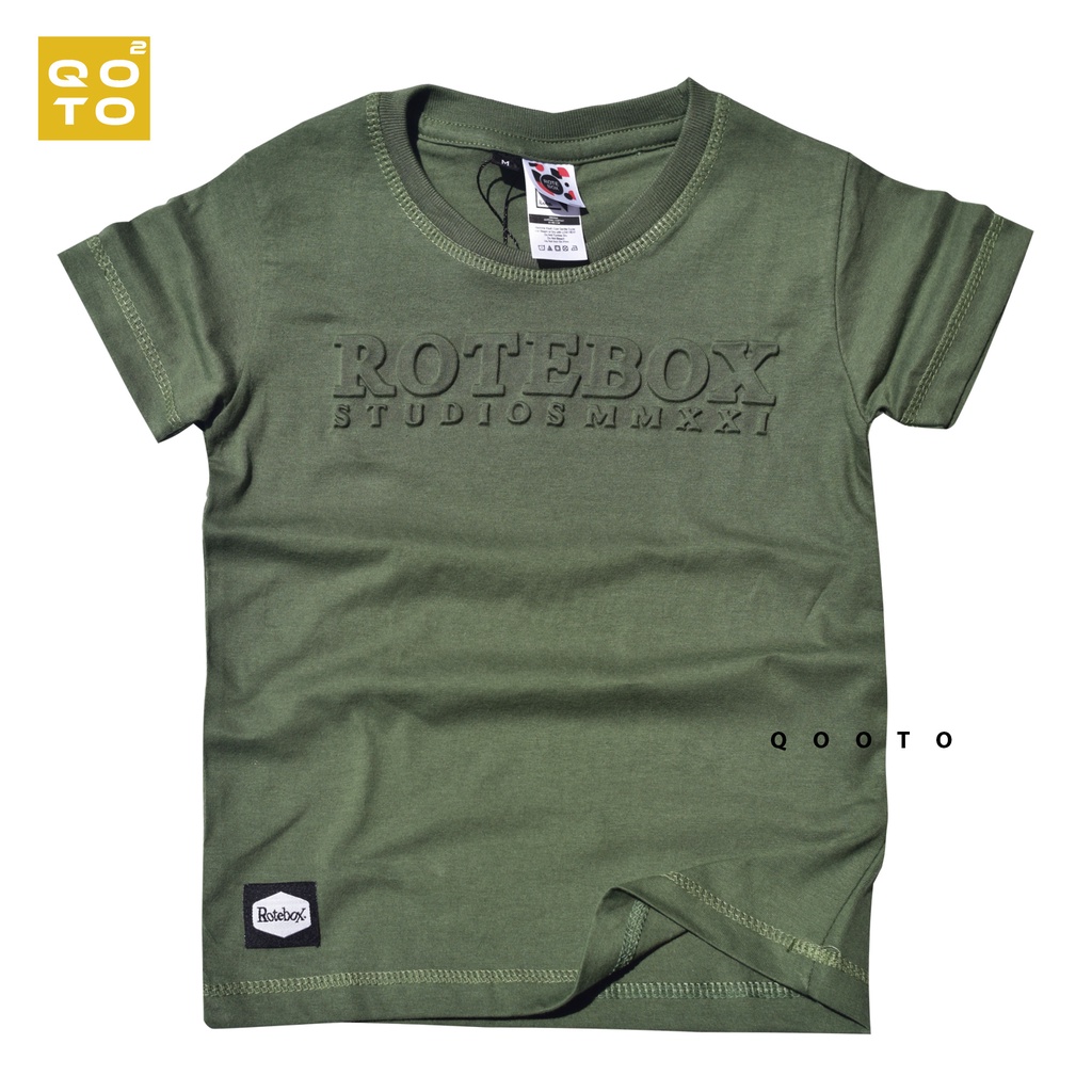 Baju Anak Laki Laki Distro Embos Rotebox Umur 1-12 Tahun Bahan Cotton 30S 19