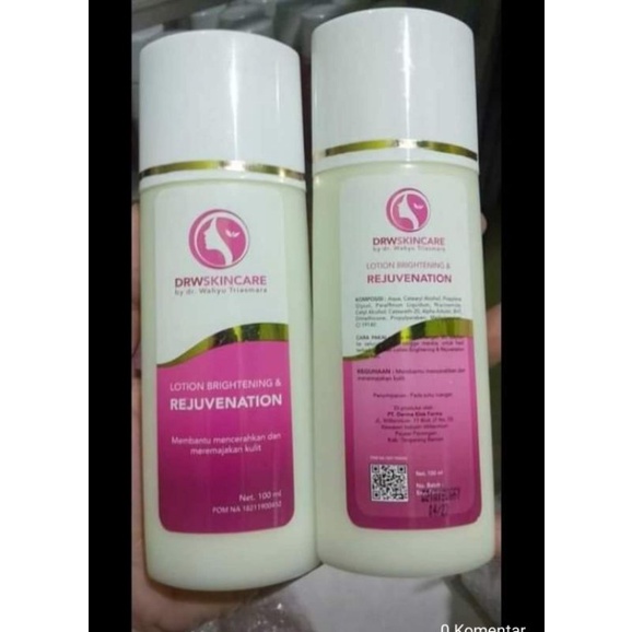 Handbody Pemutih RAJUVENATION Racikan DRW SKINCARE, Bpom dari Drw skincare.