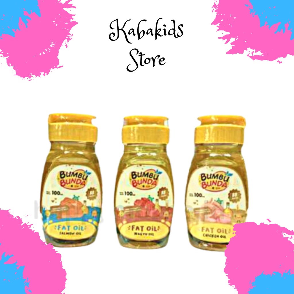 Bumbu Bunda Beef Oil Chicken Oil dan Salmon Oil 100Ml - Kabakids Store