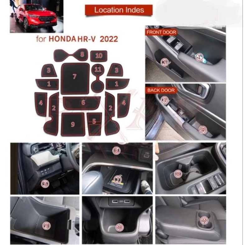 Anti Slip Peredam Suara Mobil Honda HRV 2022