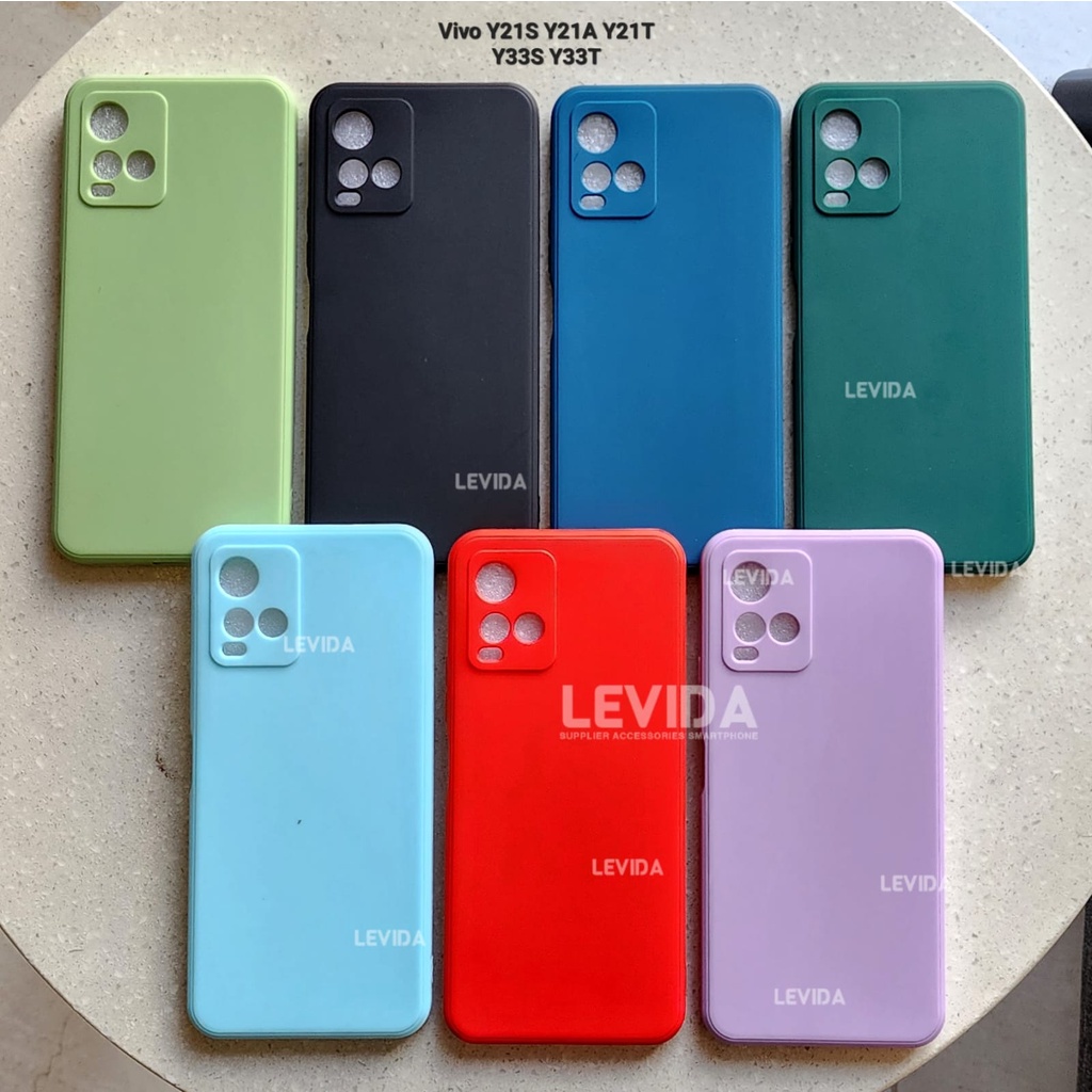 Vivo Y21 Vivo Y21S Vivo Y33S Vivo Y33T Vivo Y12T Vivo Y21A Macaron Square Softcase Candy Macaron / C