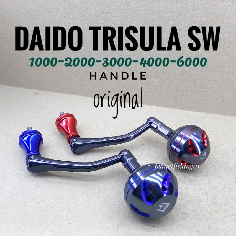 handle daido trisula sw 1000 2000 3000 4000 6000 / handle reel daido trisul sw / sparepart daido tri