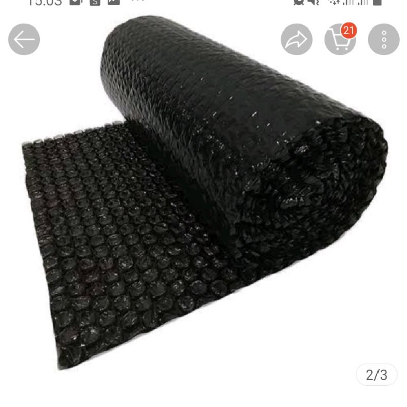 

BUBBLE WRAP TAMBAHAN AGAR PAKET MENJADI AMAN