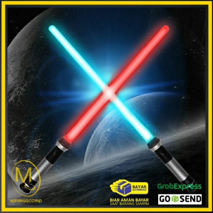 Pedang Mainan Double Bladed Lightsaber Star Wars