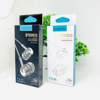 HANDFREE FLEXCOM FX-02 by FLECO Headset Earphone Kabel dengan Mic Universal