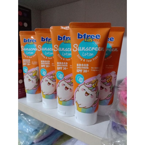 Bfree kids sunscreen spf30+ anak anak