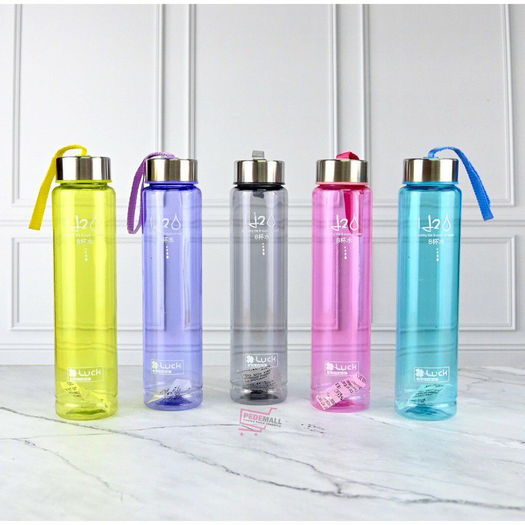 COD SM88 Botol My Bottle H20 Versi Bening H2O Botol Minuman Slim Transparant BPA FREE