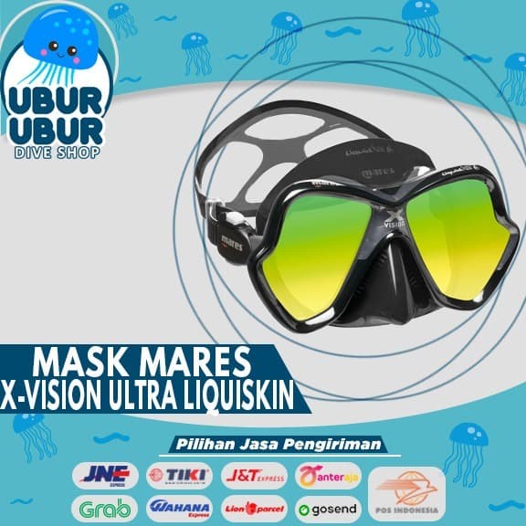 Vcd Mask Mares X-Vision Ultra Liquidskin - Kacamata Selam/Snorkling/Diving