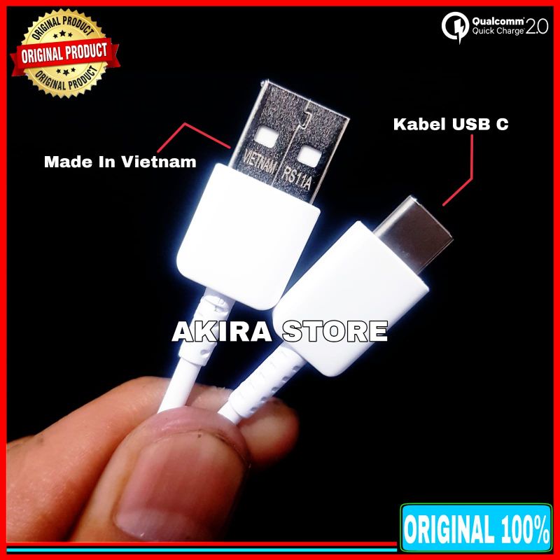 Kabel Data Samsung Galaxy A04 A04s A04e A23 5G ORIGINAL 100% Sein Fast Charging Type C