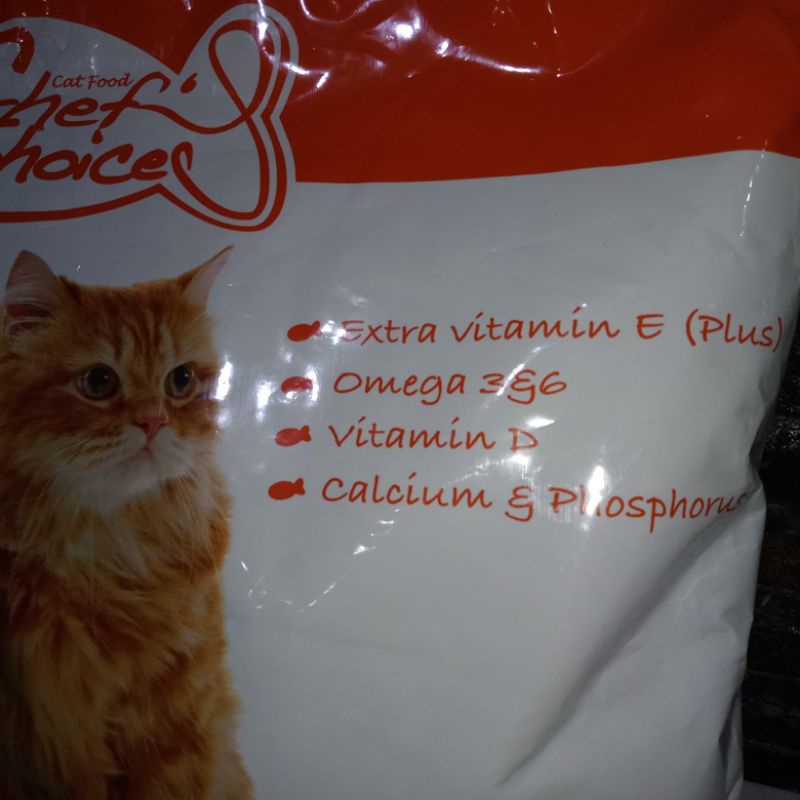 Chef choize cat 1kg tuna | makanan kucing dewasa dryfood