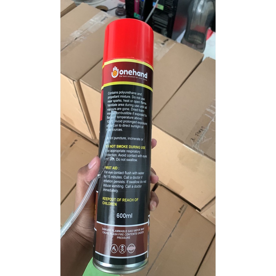 PU FOAM/ONEHAND FOAM - SEALANT FOAM/SIKABOOM CAIRAN BUSA FOAM POLYURETHANE SOUNDPROFF PU FOAM 600ML