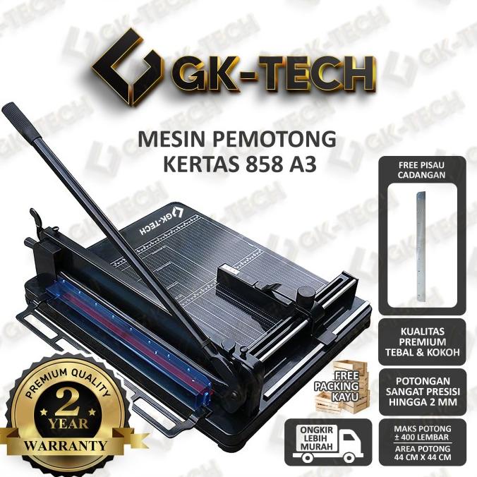 

Mesin Pemotong Kertas A3 1 Rim 858 Alat Pemotong Kertas 1 rim