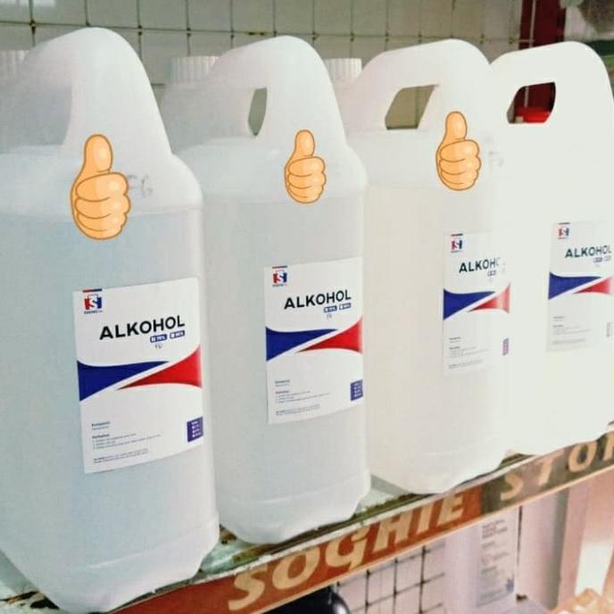 alkohol food grade 96% 5 liter