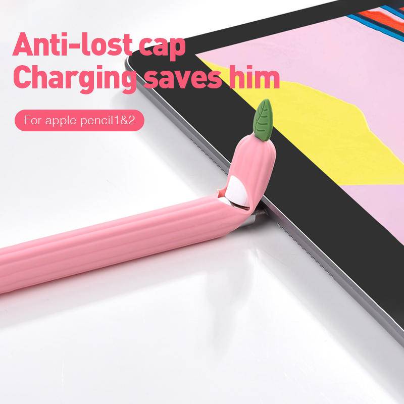 Cover Case Pelindung Apple Pensil2 1 Silikon Case Untuk iPad Pensil1 2 Anti Hilang Case For Apple Pencil2 1 Stylus Protector