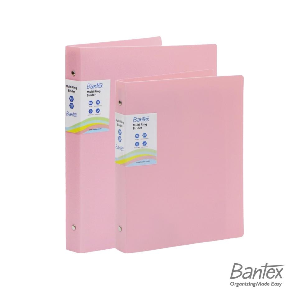 

Stock Banyak Bantex B5 Trendy Multi Ring Binder 26 Hole Musky Pink 3126 74