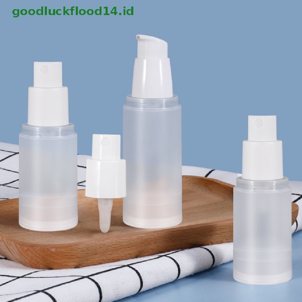 [GOOGFOUR] Botol Serum Kosong 15-100ml Vacuum Pump Wadah Kosmetik Botol Isi Ulang [TOP]
