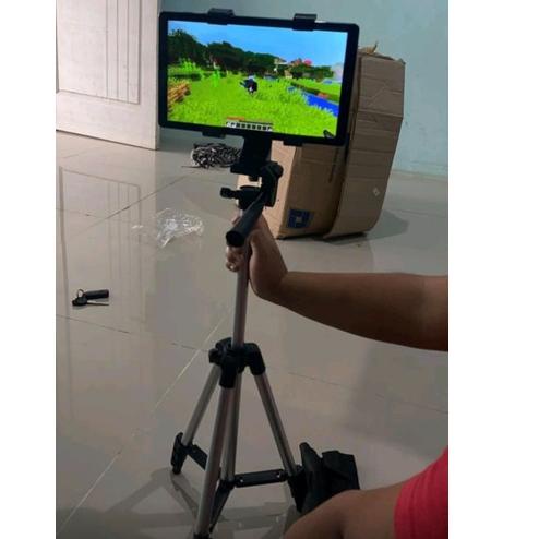 ㅲ Tripod 1 meter plus holder hp dan holder tablet 10 inch ㅙ