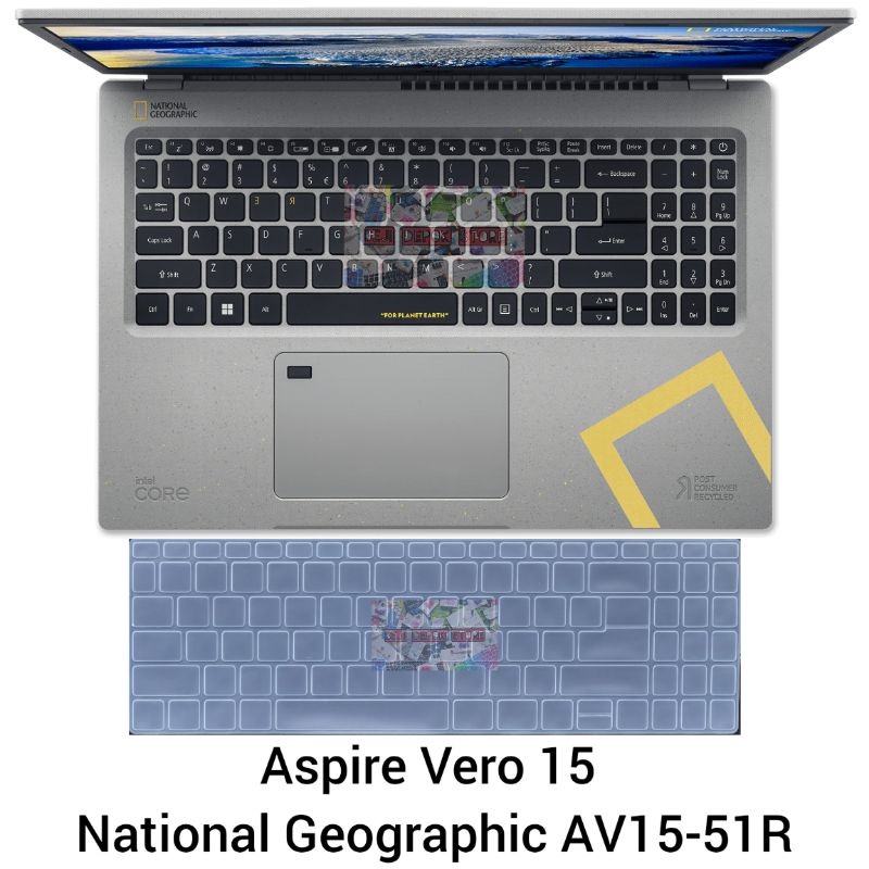 keyboard Protector Acer Aspire Vero 15 AV15-51R National Geographic