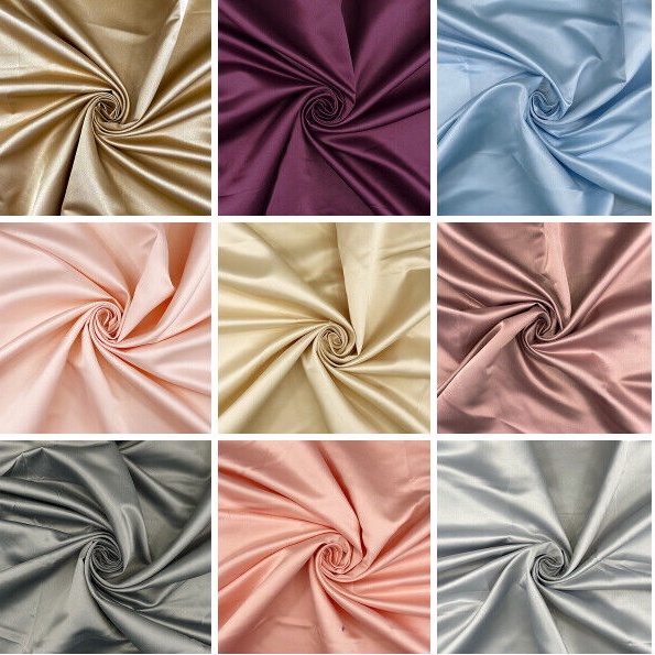 Kain Satin Bridal Duchess Premium Tebal Bahan Saten Dutches Meteran