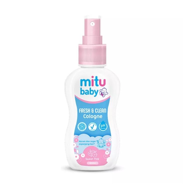 Mitu Baby Cologne Fresh &amp; Clean Parfum Bayi 100ml