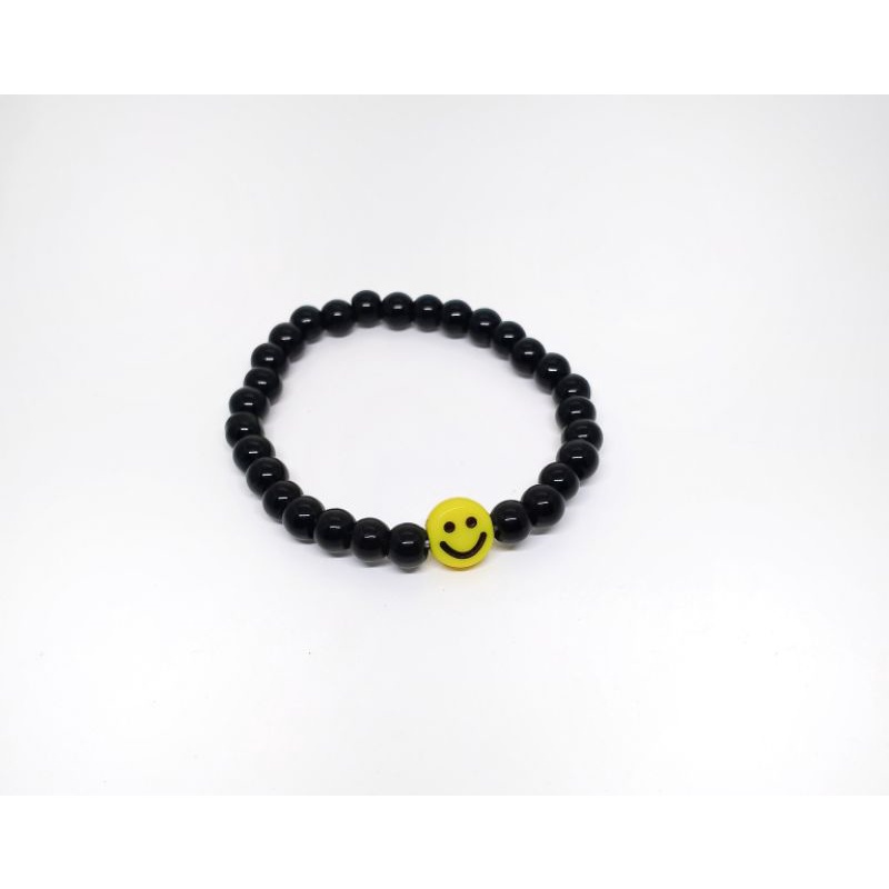 Gelang Beads Smiley Model Style Korea Pria Wanita