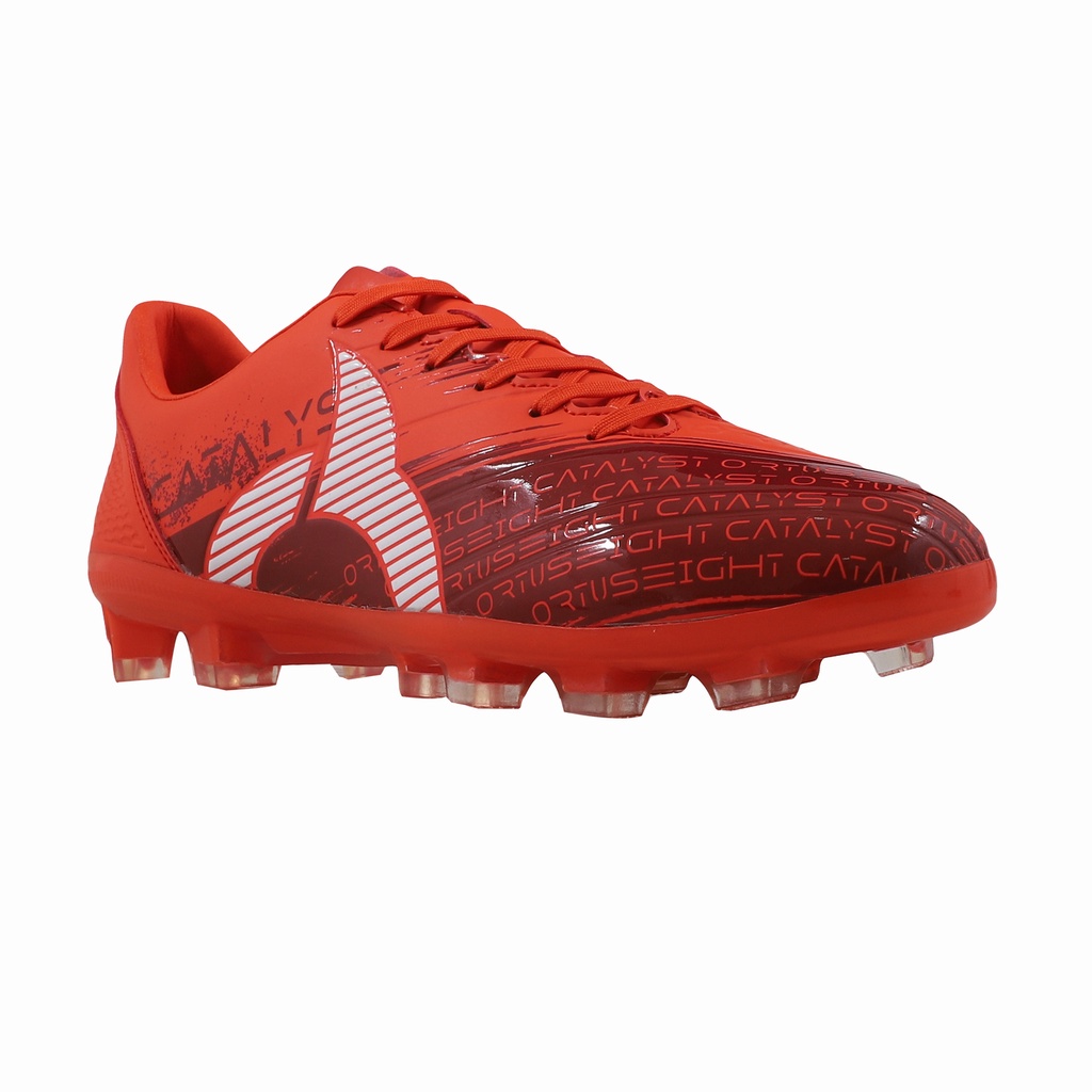 SEPATU BOLA ORTUSEIGHT CATALYST REVENGE FG - BLAZE ORANGE MAROON 100% ORIGINAL
