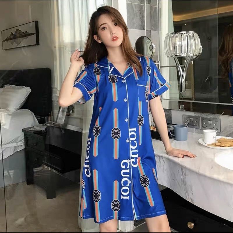 Baju tidur wanita import/Daster kerah Import/Daster wanita kekinian/Daster wanita busui