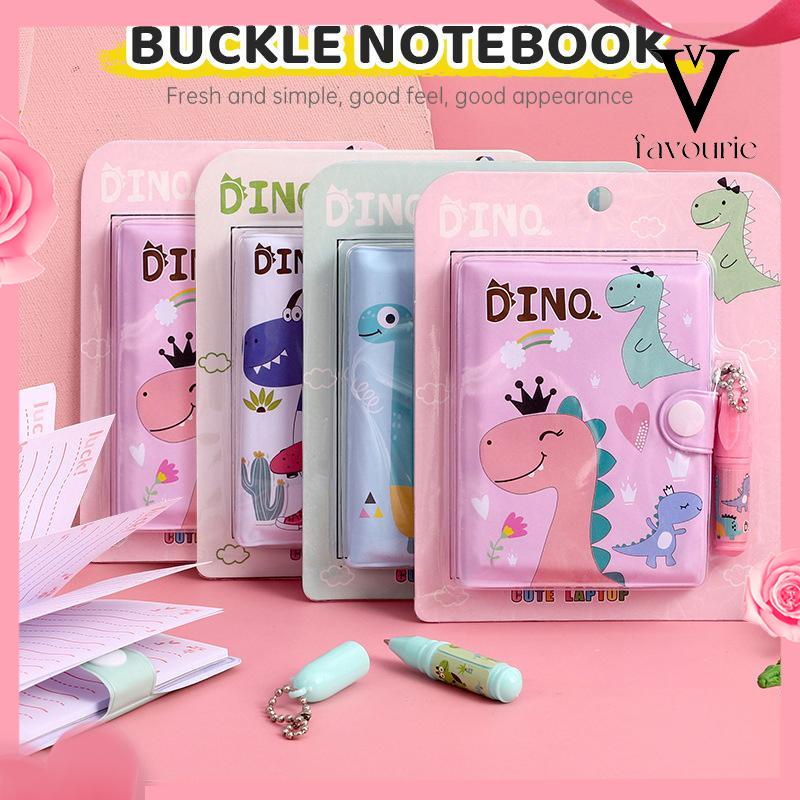 CODKartun Kreatif  Notebook Portabel Mini  Dengan Set Bolpoin-FA