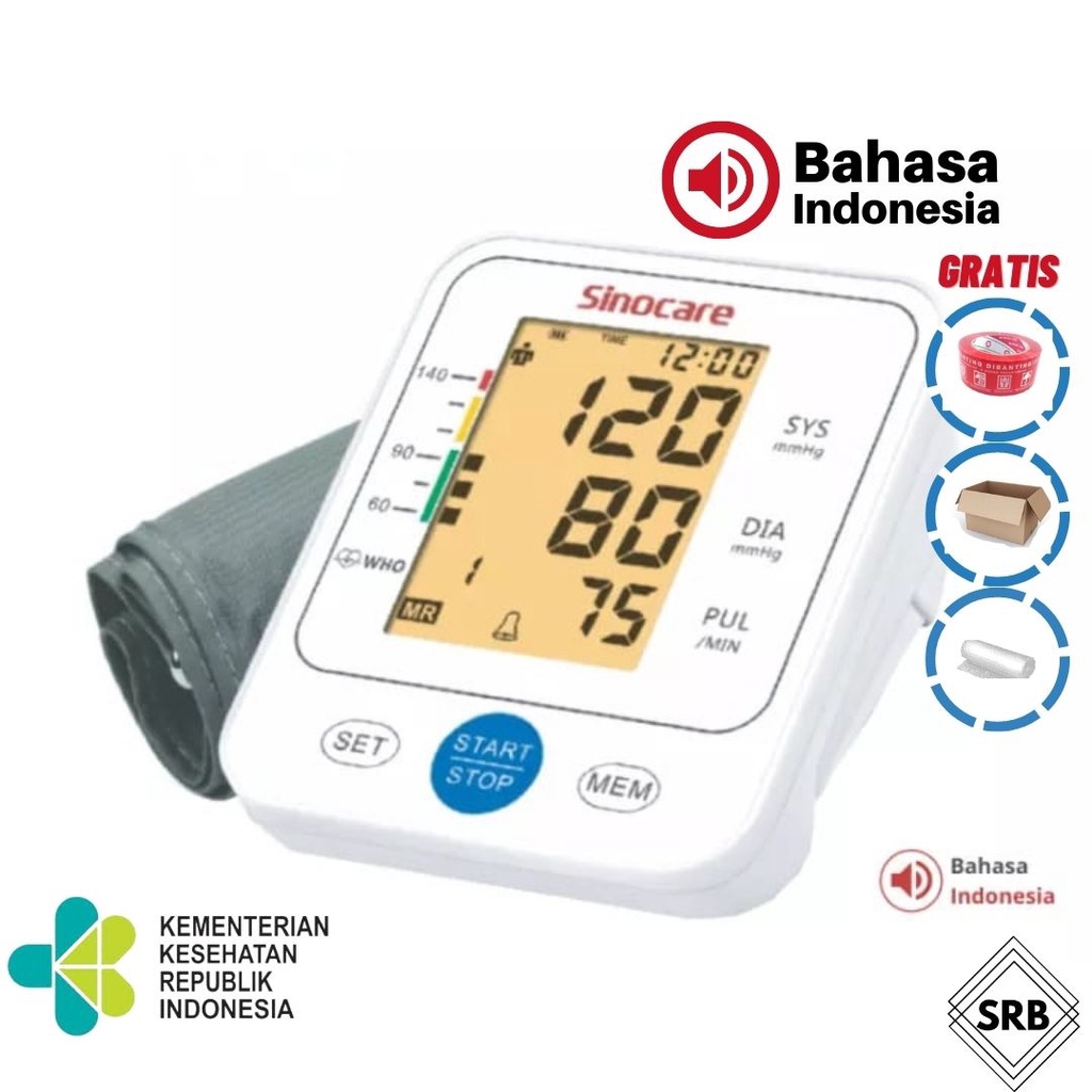 Sinocare BSX-516 Alat Cek Tekanan Darah Otomatis| alat ukur tekanan darah| tensimeter digital