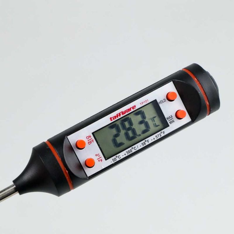 Taffware Termometer Thermometer Makanan Digital Daging Kopi Susu