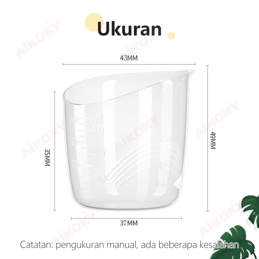 Aikoky Little Baby Cup Feeder Cangkir Asi Gelas pengukur 35ML BPA Free