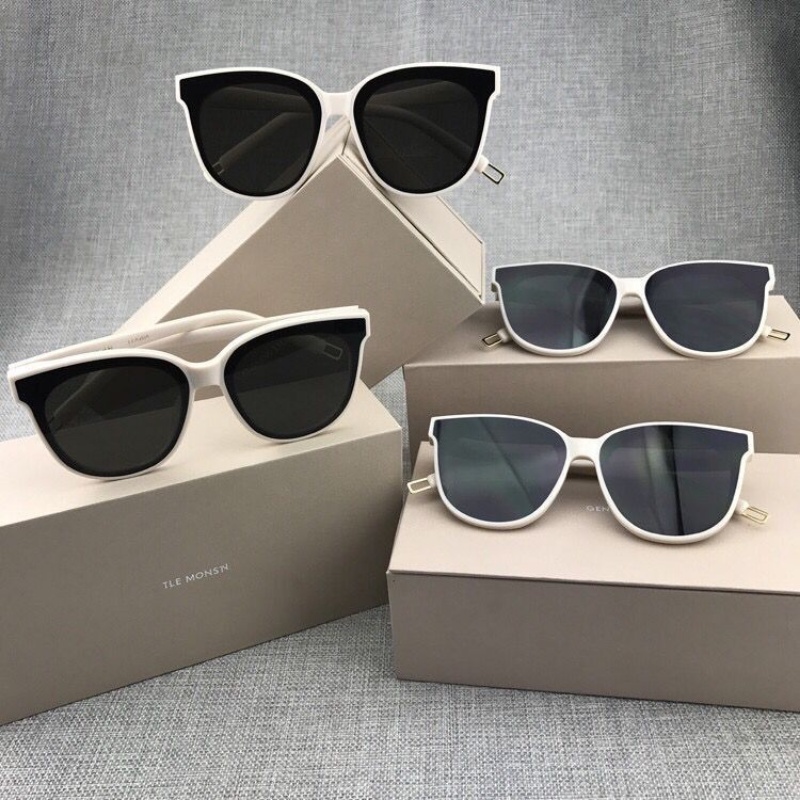 (YUZHU) Korea Fashion Mata Kucing Mata Kucing Kacamata Hitam Wanita Vintage Bingkai Bulat Sunglasses Women