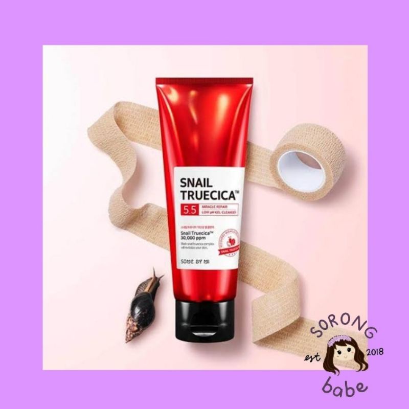 somebymi snail true cica face wash