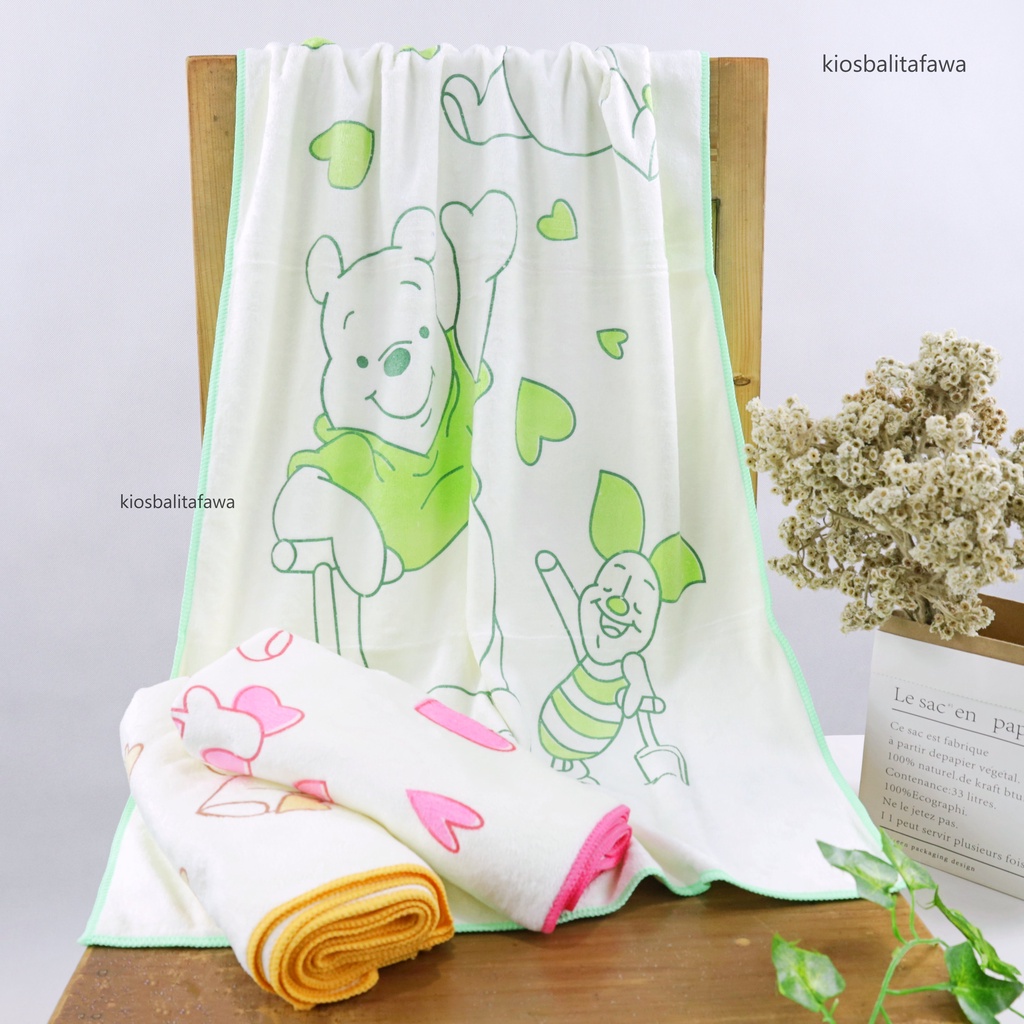 Handuk Bayi Baby New Born Lembut Halus Murah uk. 100 cm x 50 cm // Handuk Murah Handuk Bayi Unisex