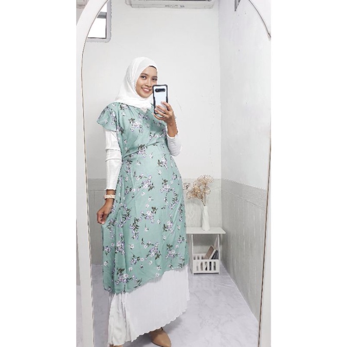 (110rb/3pcs) Daster Kimono Rayon Premium LD 100 LongDress Homedress Bahan Adem Lembut Katun Motif Ke
