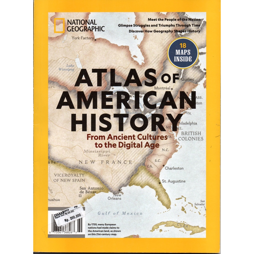 Jual Majalah National Geographic Inggris Edisi American History (second ...