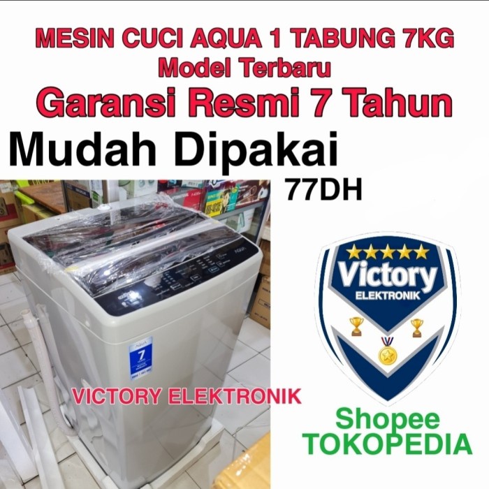 MESIN CUCI AQUA 1 TABUNG 7KG ORIGINAL