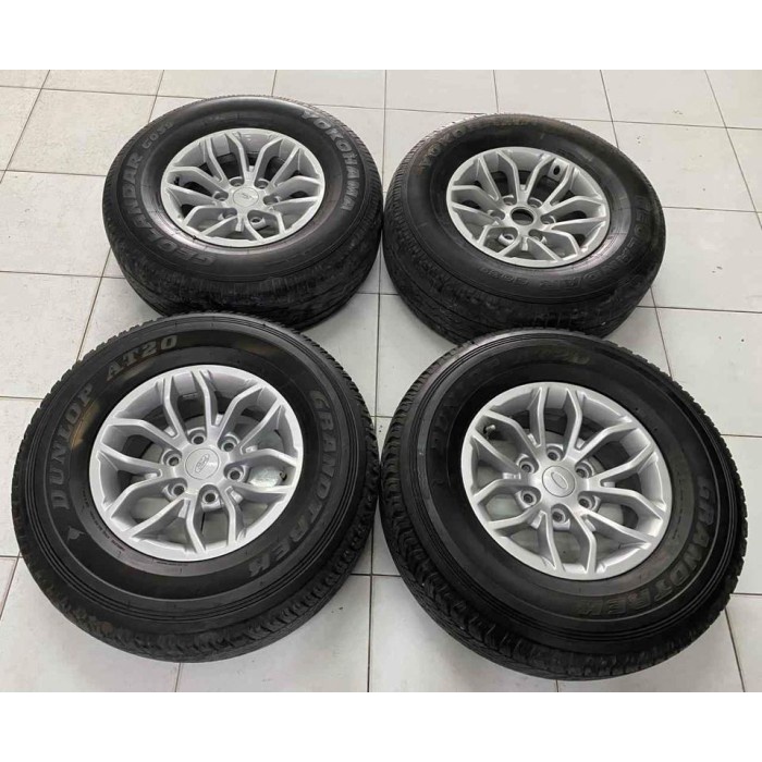 Jual Velg Mobil Bekas Original Ford Ring 16 Lebar 7 Pcd 6x139 Ban 265 70 R16 Shopee Indonesia 2376